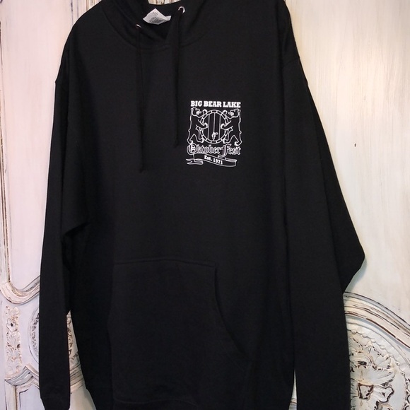 Men’s Big Bear Lake October Fest Black Long Sleeve Logo Hoodie NWOT - Picture 3 of 10
